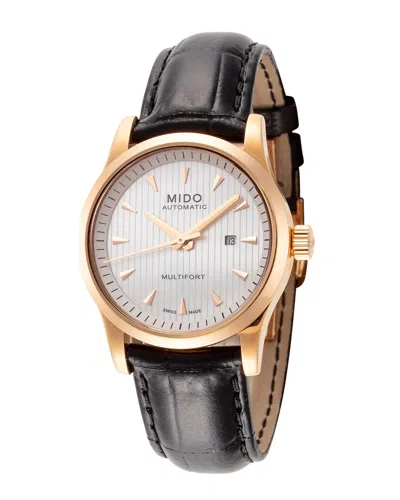 Mido Women's Multifort Watch In Black