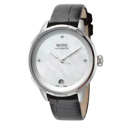 Mido Women's Rainflower 34mm Automatic Watch M0432071611600 In Black