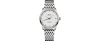 Mido Women's Swiss Automatic Baroncelli Iii Heritage Diamond (1/10 Ct. T.w.) Stainless Steel Bracelet Wat In White