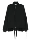 Midorikawa Cottton Zip-up Jacket In Black