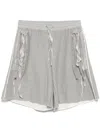 Midorikawa Fringe Detailing Short In Grey