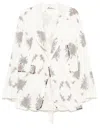 Midorikawa Raw Edge Blazer In White