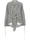 Midorikawa Raw Edge Blazer In White