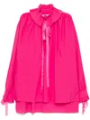 Midorikawa Raw Edge Blouse In Pink
