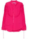 Midorikawa Raw Edge Blouse In Pink