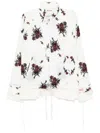 Midorikawa Raw Edge Blouse In White