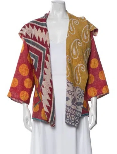 Pre-owned Mieko Mintz Patterned Jacket In Multi