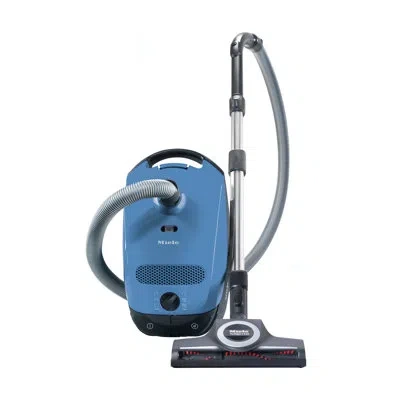 Miele Classic C1 Turbo Team Canister Vacuum In Black;blue