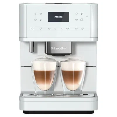 Miele Cm 6160 Milk Perfection Automatic Wifi Coffee Maker & Espresso Machine Combo - Grinder, Milk Frother In Lotus White