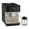 Miele Cm 6360 Milk Perfection Fully Automatic Coffee System In Obsidian Black Clean Steel Metallic
