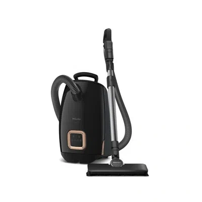 Miele Guard L1 Allfloor Bagged Canister Vacuum Cleaner With Airclean Plus Filter, Allteq Universal Floorhe In Obsidian Black,rose Gold