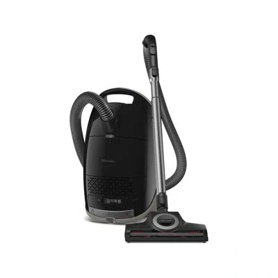 Miele Guard M1 Cat & Dog Bagged Canister Vacuum Cleaner For Pet Owners With Odor-reducing Active Airclean  In Obsidian Black,space Grey