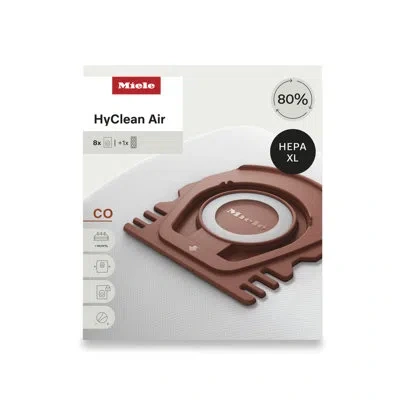Miele Hyclean Air Co Vacuum Cleaner Bags For  Guard M1 Vacuum Cleaners, Allergy Xl Pack Of 8 Vacuum B