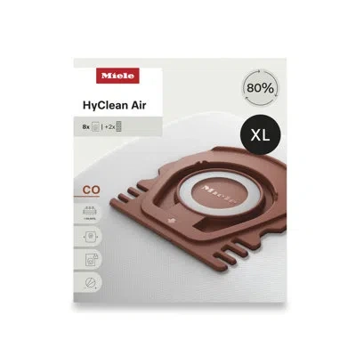 Miele Hyclean Air Co Vacuum Cleaner Bags For  Guard M1 Vacuum Cleaners, Xl Pack Of 8 Vacuum Bags And