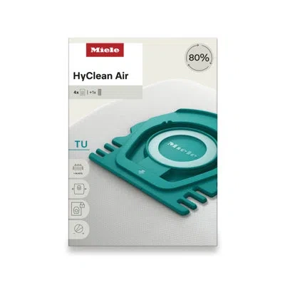 Miele Hyclean Air Tu Vacuum Cleaner Bags For  Guard L1 Vacuum Cleaners, Pack Of 4 Vacuum Bags And 1 A