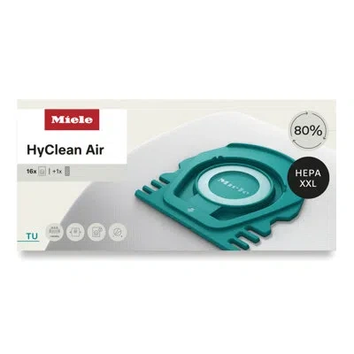 Miele Hyclean Air Tu Vacuum Cleaner Bags For  Guard L1 Vacuum Cleaners, Performance Pack Of 16 Vacuum