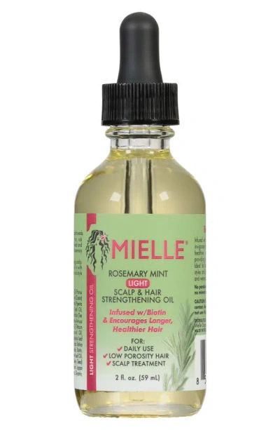 Mielle Rosemary Mint Light Scalp & Hair Strengthening Oil In White
