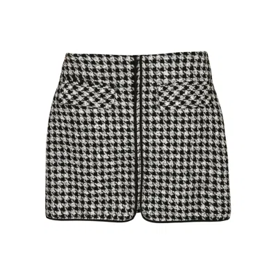 Mier Women's Black Mini Greenwhich Skirt