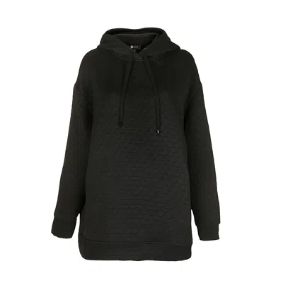 Mier Women's Black Oversize Beijing Sweatshirt