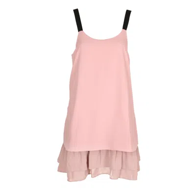 Mier Women's Pink / Purple Male Dress In Pink/purple