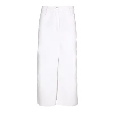 Mier Women's White Porto Skirt