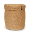 Mifuko Kiondo Basket With Lid - Brown L In Brown