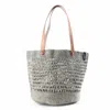 Mifuko Women's Neutrals / Grey / Brown Kiondo Shopper Basket - Light Grey Open Weave M In Multi