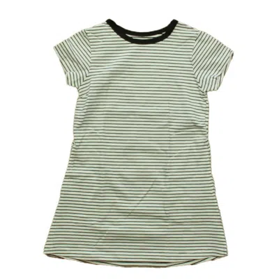 Pre-owned Mightly Kids' Girls Black White Dress