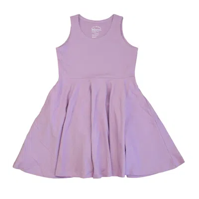 Mightly Kids' Girls Purple Dress