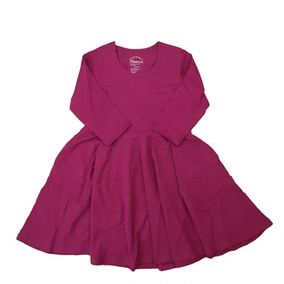 Mightly Kids' Girls Raspberry Dress In Purple