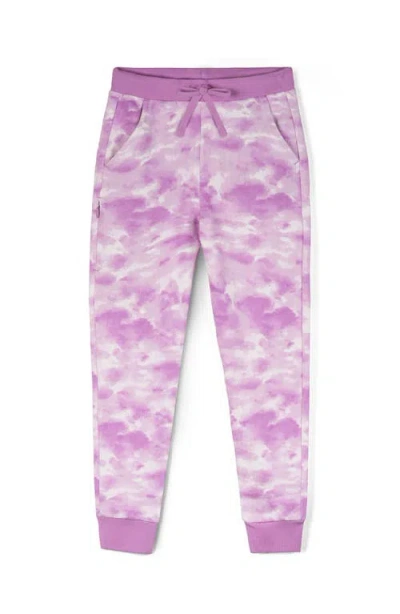 Mightly Kids'  Organic Cotton Fleece Pocket Joggers In Pink