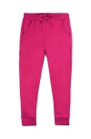 Mightly Kids'  Organic Cotton Fleece Pocket Joggers In Purple