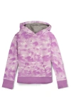Mightly Kids'  Organic Cotton Pullover Pocket Hoodie In Lilac Cloud