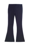 Mightly Kids'  Organic Cotton Solid Flare Leggings In Navy