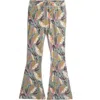 Mightly Kids'  Organic Cotton Solid Flare Leggings In Whimsy
