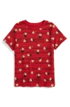 Mighty Fine Elmo Stripes T-shirt In Red