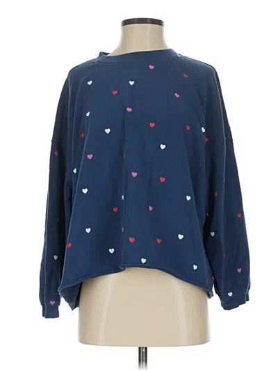 Pre-owned Mighty Fine Pullover Sweater In Blue