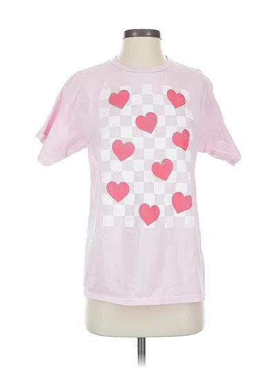 Pre-owned Mighty Fine Short Sleeve T-shirt In Pink