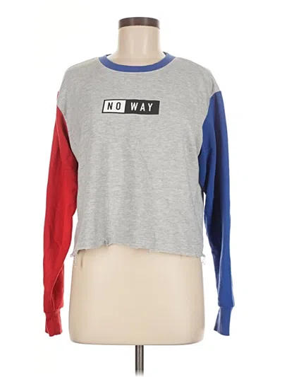 Pre-owned Mighty Fine Sweatshirt In Gray