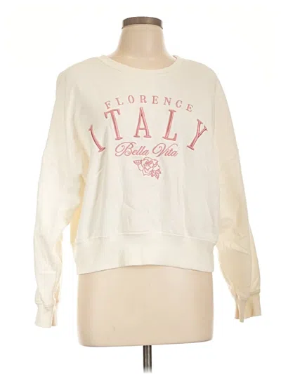 Pre-owned Mighty Fine Sweatshirt In Ivory