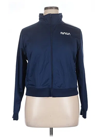 Pre-owned Mighty Fine Track Jacket In Blue