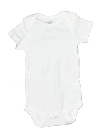 Pre-owned Mighty Goods Babies' Short Sleeve Onesie In White