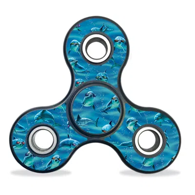 Mightyskins Skin For Fidget Hand Tri-spinner - Dolphin Gang