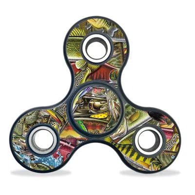 Mightyskins Skin For Fidget Hand Tri-spinner - Fish Puzzle