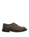 Migliore Man Lace-up Shoes Dark Brown Size 8 Leather