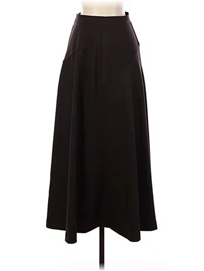 Pre-owned Mignon Doo Formal Skirt In Brown
