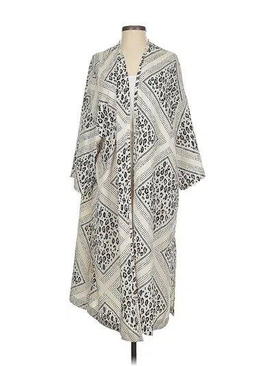 Pre-owned Mignon Doo Kimono In Silver
