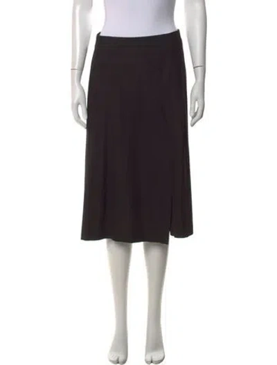 Pre-owned Mignon Doo Midi Length Skirt In Green