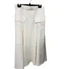 Mignon Doo Women's Cargo Pocket Skirt In White In White