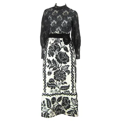 Pre-owned Mignon Hot Pants - Shorts & Wrap Maxi Skirt  1970s Black & White